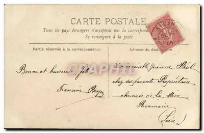 Conchita Pena — Retrato — Rautiuger, Paris, S.I.R. n°1239 — Verso