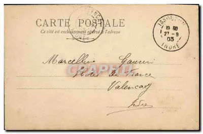 Tariol Bauge — atriz — S.I.P. Série N°19, editada por Reutinger Paris — Verso