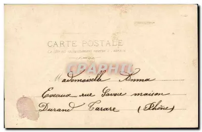 Mulher elegante em vestido bordado — Th. Antoine, Paris — S.I.P. n° 837/14 — Verso