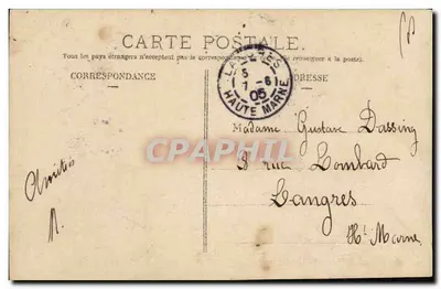Mulher com flores — Chantenay — Stebbing, n° XII.7 — Verso