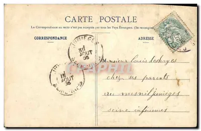 La Fée aux Fleurs — Fototypia A. Béneret & Cie, Nancy — numer serii nie widoczny — Rewers