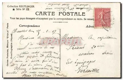 Clary — Paris — Rewikings, N° 125 — Verso