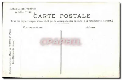 Oosterse danseres — Farrar — Reutlinger, Parijs, N° 231 — Achterkant