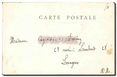Eugénie Fougeré — Portret w stroju — Wydawca: Eugénie Fougeré, numer serii nieczytelny — Rewers