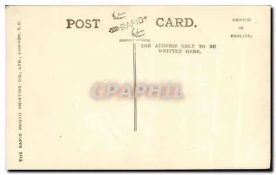 Miss Pauline Chase — retrato com coroa de folhas — CBS.593, Rapid Photo Printing Co., Ltd. — Verso