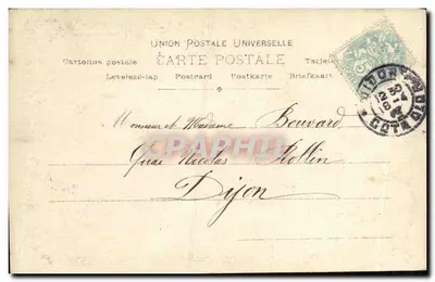 Miss Saharet — dançarina — Disposé, Paris — Verso