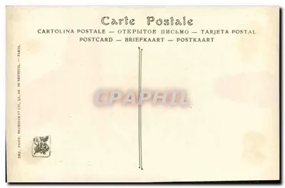 Mulher em vestido branco e lenço escuro — Gabriel Nicolet — Frisson — Salões de Paris — n° 7512 Dt — Verso