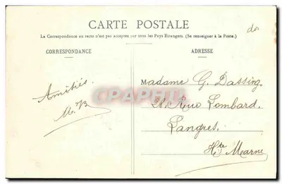 Madame lisant sa note de couturier — Éditeur : Phototypie H. Bergeret & Cie, Nandy — Rewers