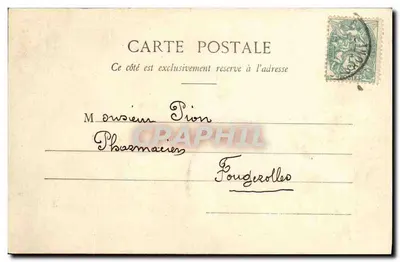 Bruxa — propaganda para a Petite Albertine — editada por Doutet & Brémaud em Nancy — Verso