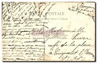 Cupidon dotykający śpiącej kobiety — Le Toucher — Pieterre A. Bessat & Cie, Nantes — Rewers
