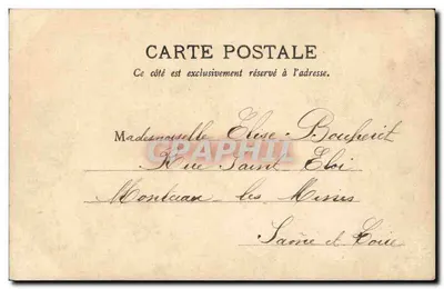 Ritratto di Eusebe de Vère — Editore Eusebe de Vère, n° 7574 — Verso