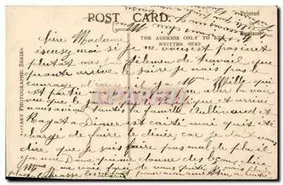Miss Zena Dare — portret — Foulsham & Banfield, seria Rotary Photo, n° 4463 B — Rewers