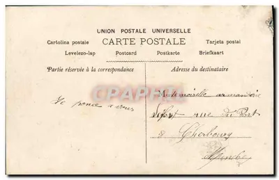 Mulher jovem segurando um vaso — cena de jardim — editor Walery, Paris, n° 5078 — Verso