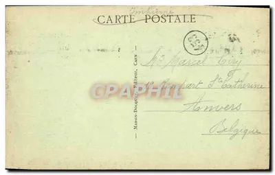 Caen - Rue de Strasbourg — vue de la rue avec piétons et véhicules — éditeur Maron-Docquet, Caen, n°113 — Rewers