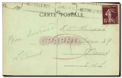 Caen — Katedra Świętego Zbawiciela — wydawca Philippe Livet, nr 100 — Rewers
