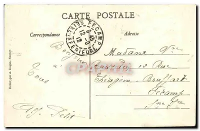 Caen - 37a Festa Federale di Ginnastica - Concorso Femminile - Bernard, editore, Caen — Verso