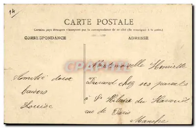 Caen — La Gare de l'Ouest Vue d'ensemble. L.D. 47. CAEN. — La Gare de l'Ouest Vue d'ensemble. — Reverso