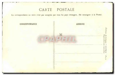 Hôtel de la Monnaie w Caen — Calvados — Wydawnictwo Artystyczne 'SUPRA' Paryż — Rewers