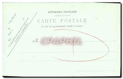 Caen — Starego Hotelu Monnaie — LL. — Rewers