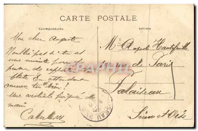 CAEN - Het oude Hôtel de Valois — 37 — uitgever niet zichtbaar — Achterkant