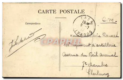 Caen — Hotel de Valois — Les Lucarnes — Verso