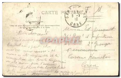 CAEN — Esculturas do Hotel de Valois — Verso