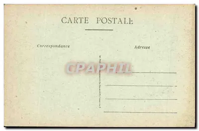 Caen — A Cour do Hotel de Ville — n°105 — Verso