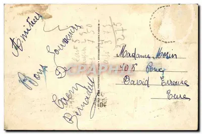 Caen — L'Hôtel-de-Ville avec kiosque — éditeur STILAS-BOURG-SCHILTINGHEIM, n° 427 — Verso