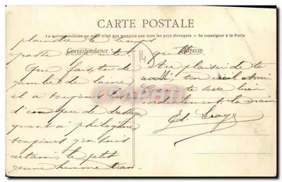 Cahen - Hôtel-Dieu — O caracol e o cedro histórico — Coleção das Novas Galerias, Caen — Verso