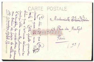 Allagamento al castello di Vincennes — 31 Dicembre 1925 - 1° Gennaio 1926 — Delassalle & Goyon, Gaen, n°10 — Verso
