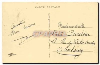 CAEN - Le Jardin des Plantes - Les Serres — Karta Stara pocztówka n°96, wydana przez 'La Gigue' w Caen — Rewers