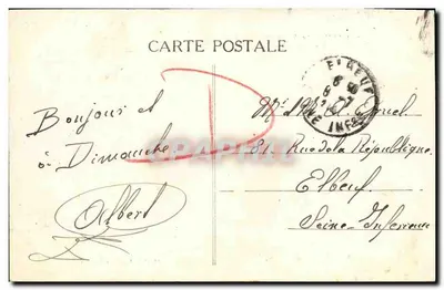 CAEN — Ogród Botaniczny (Serre) — M. C. F. Le, Paryż, Menton — Rewers