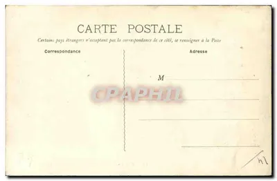 CAEN — Maison dite des Quatrous, rue de Geôle — Zbiór M. Dr — Rewers
