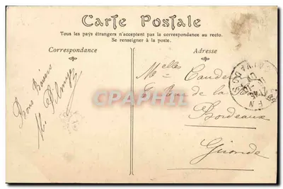 CAEN — Ulica Geôle, dom zwany « Qualtrains » i dzwonnica Świętego Piotra — ND Phot — Rewers