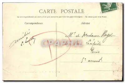 Caen — Le Marché, Boulevard Saint-Pierre — Colección AD — Reverso