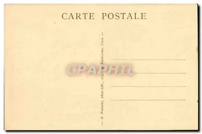CAEN — Pomnik Upamiętnienia Zmarłych — A. Fronent, fot.-wyd., 123, rue Saint-Jean, Caen — Rewers