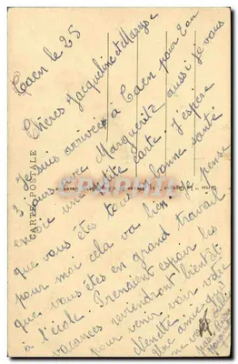 Caen — La Estatua de Luis XIV — editor no identificado, n° 92 — Reverso