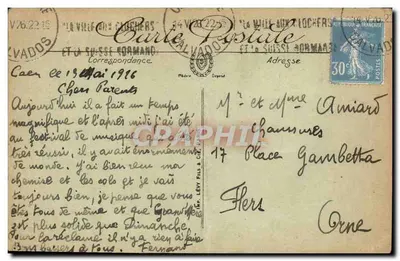 Caen — Musée des Antiquaires — Salle de la Cheminée — LL — n° 177 — Verso