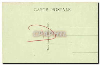 Caen — Muzeum Antyku. Façada z XV wieku — Maison-Doçoq, Caen, n°133 — Rewers