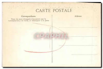 CAEN — Muzeum Antyków — Façada z XV wieku — LA NORMANDIE — Rewers