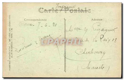 CAEN — Museum van de Oudheden van Normandie — Kachel van de 16e eeuw — JND — Achterkant