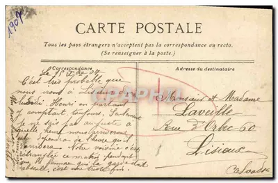 Caen. Praça da República e Hotel de Ville — LV.C, n°25 — Verso
