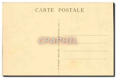 CAEN — Plac św. Martyna i pomnik Duguesclina — A. Froment, fot. i wyd., Caen — Rewers
