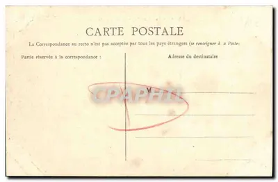 CAEN — Plac Świętego Szczepana i Statua Elie de Beaumont — L. D. — Rewers