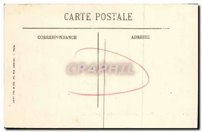 Caen — Plac Alexandre III i ulica Świętego Jana — LL. n°204 — Rewers
