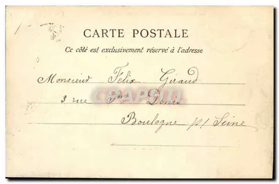 CAEN — Port — La C.P.A. Paryż — Rewers