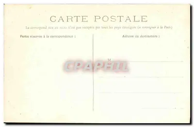 CAEN — Przystań Lipca i Pomnik — J. Huët — Rewers