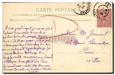 CAEN — Le Bassin — L. D. — P. Vapetits — Rewers