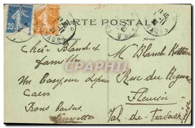 CAEN — Le Canal — Sortie du Port — Edit. Cappe — Achterkant
