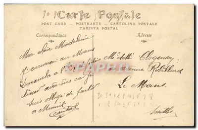 CAEN — Basen — LA NORMANDIE PITTORESQUE, Brzegi Orny, wydawca E. Roussel, Argentan, negatyw D — Rewers